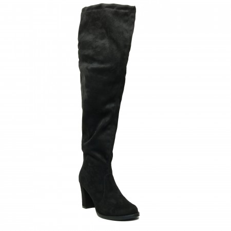 BOTA OVER KNEE CAMURÇA STRETCH PRETA