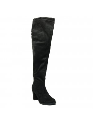 BOTA OVER KNEE CAMURÇA STRETCH PRETA