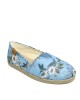 ALPARGATA FLORAL BEIJA FLOR AZUL